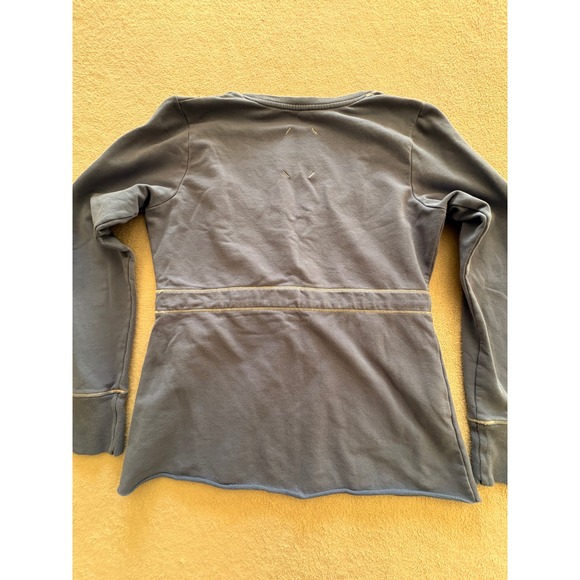 Lolë Long Sleeve Drawstring Waist Sweatshirt Top Women L Blue - Picture 5 of 9